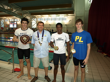 Boys 100 Fly champs